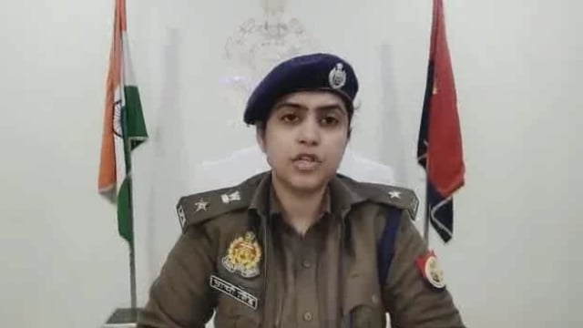 मुठभेड़ में अभियुक्त कीगिरफ्तारी के संबंध में sp सुश्री प्राची सिंह द्वारादी गई बाइट