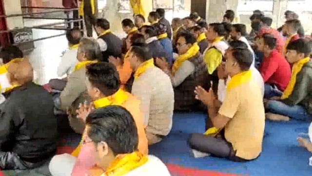 धर्म जागरण समन्वय की धर्म रक्षा समिति ने किए सवा लाख ॐ नमः शिवाय जाप