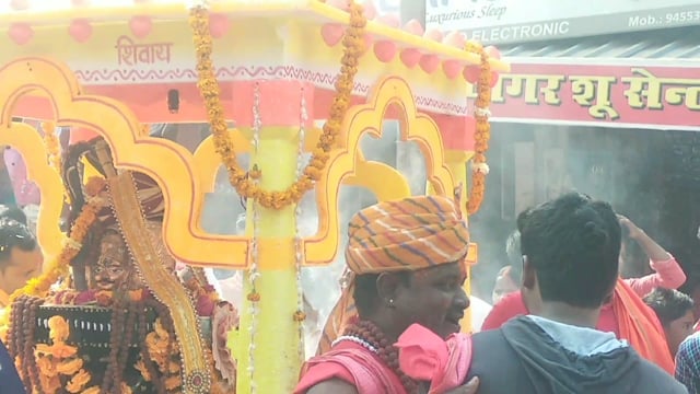 सूरापुर में निकाली गई शिव बारात की शोभा यात्रा उमड़ा आस्था का सैलाब