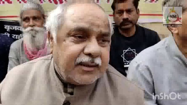 ब्रज वासियों ने कोरिडोर के विरोध में अनिश्चितकालीन क्रमिक अनशन किया प्रारंभ