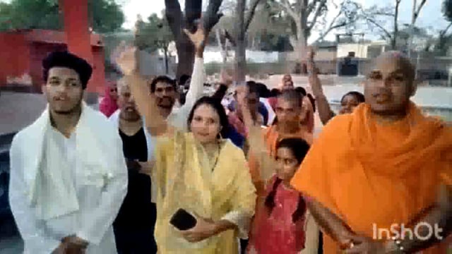 गोवर्धन में नाबालिग हिंदू लड़की के साथ हुए दुराचार के संबंध में  हिंदू संगठन निकल कर आये सख्त सजा दिलवाने की मांग 