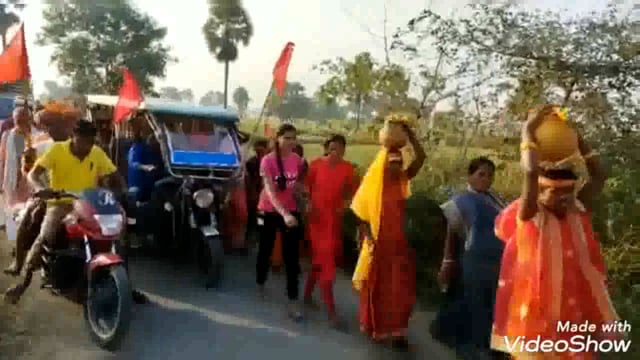 अकबरपुर बाबा बख्तौर सीताराम प्राण प्रतिष्ठा महायज्ञ को लेकर निकाली गई कलश यात्रा