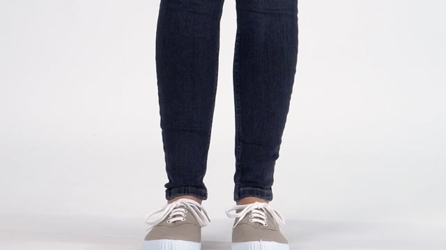1915 INGLESA SCARPE DA GINNASTICA TELA ECO