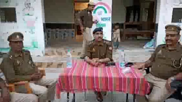 होलिका दहन व शब ए बरात त्यौहार के दृष्टि गत बैठक थाना शिव नगर डीडई पुलिस ने मसीना में की बैठक