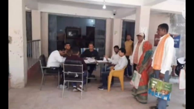 थाना परिसर में लगा जनता दरबार, दो मामले का हुआ निस्पादन