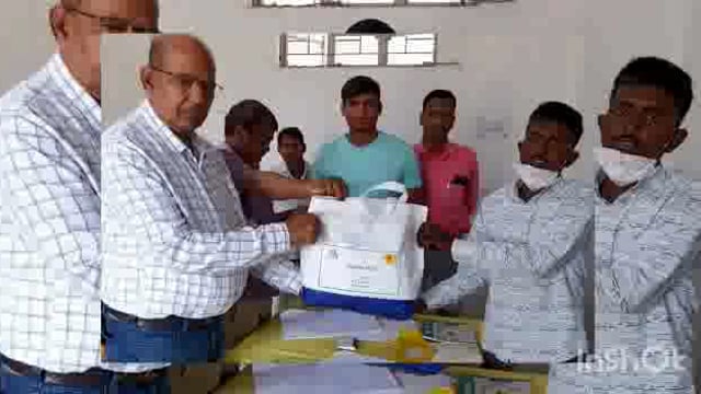 आईटीसी मुंगेर द्वारा टीवी मरीजों के बीच सुखा खाद्यान्न वितरण