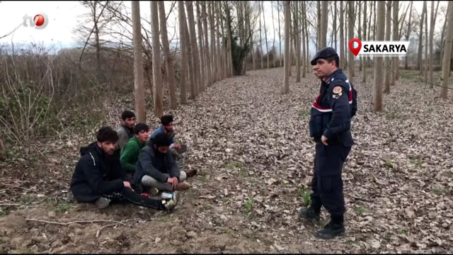 Ülkeye Kaçak Yollarla Giren 7 Yabancı Uyruklu Şahıs Yakalandı