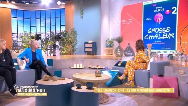 Danièle GILBERT sur FRANCE 2 parle du spectacle GROSSE CHALEUR de Laurent RUQUIER
