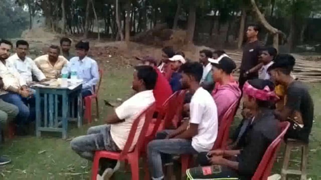 आगामी चैती रामनवमी दुर्गा पूजा के अवसर पर मेला का आयोजन को लेकर हुई बैठक