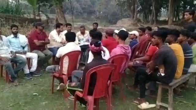 आगामी चैती रामनवमी दुर्गा पूजा के अवसर पर मेला का आयोजन को लेकर हुई बैठक