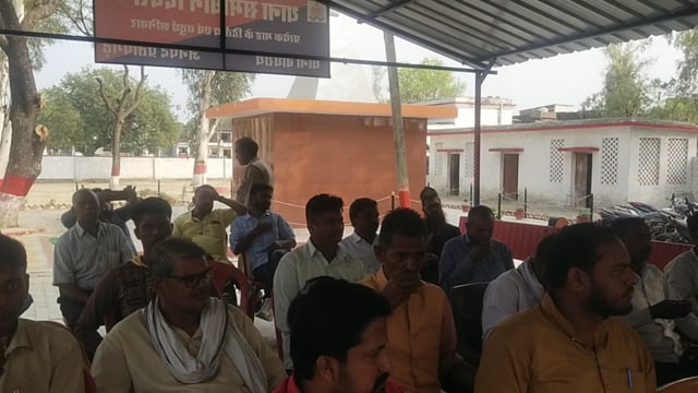 प्रतापगढ़ जिले के बाघराय थाना परिसर में पीस कमेटी की बैठक नवरात्रि और रमजान को लेकर हुई संपन्न,