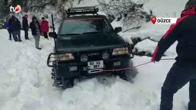 Offroad Tutkunları Kar Safarisinde Buluştu