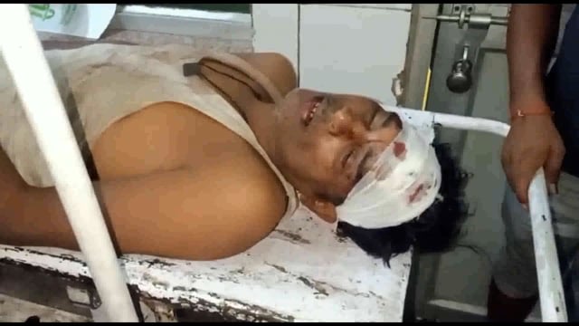 पैलानी डेरा के पास में दो बाइक सवार आपस में भिड़े,एक बाइक सवार हुआ घायल