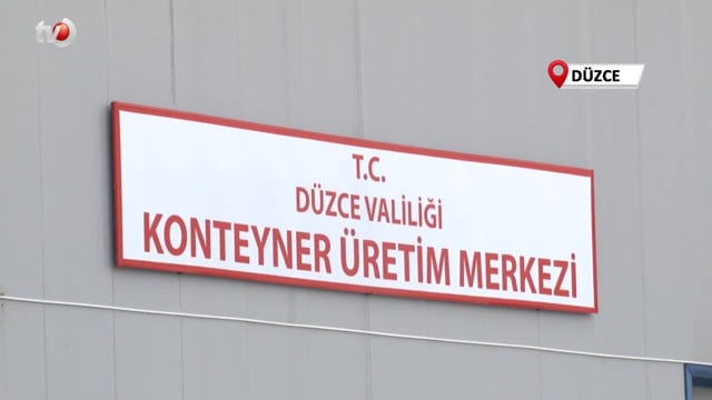 Üretilen Konteynerler Deprem Bölgelerine Gönderiliyor