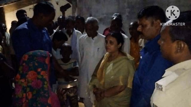 फुलपरास विधायक शीला मंडल ने रतौली गांव पहुंचकर पीड़ित परिवार को दिया संतावना, अपराधियों को जल्द गिरफ्तार करने की मांग