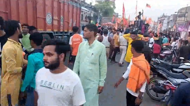 सूरजगढ़ा-रामनवमी को लेकर बजरंग दल के कार्यकर्ताओं के द्वारा निकाली गई भव्य शोभायात्रा