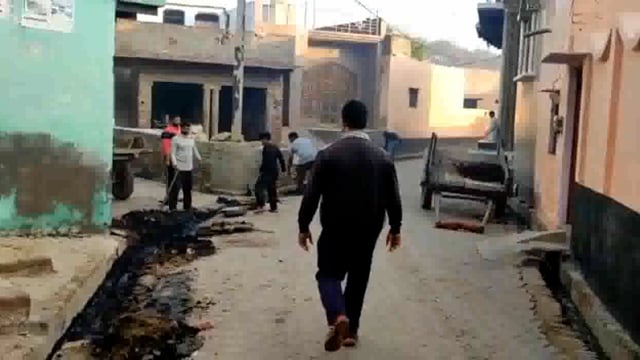 युवा शक्ति संगठन द्वारा गांव पारसोली में चलाया गया स्वच्छता अभियान