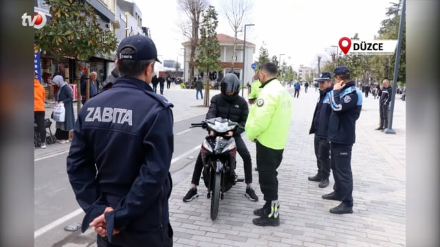 Yaya Trafiğini Tehlikeye Atanlara Denetim