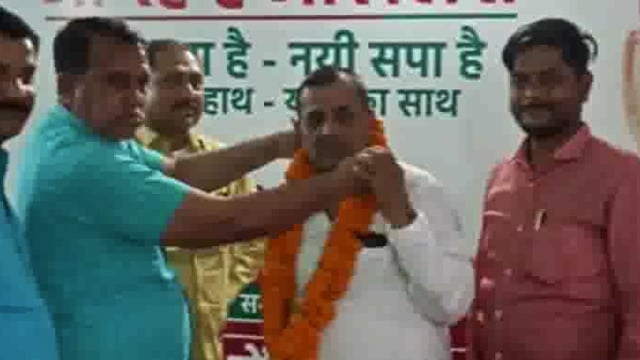 सपा जिला अध्यक्ष बनने पर लालजी यादव का इटवा में प्रथम आगमन पर हुआ जोरदार स्वागत