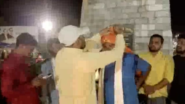 केरळचा सायकलस्वार के.हमरास यांचा छत्रपती शिवाजी महाराज चौक येथे शिवप्रेमीच्या वतीने सन्मान