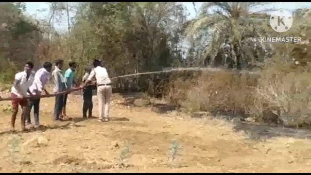 भितीया पंचायत के कठडांड़ में अचानक आग लगने से 3 किसानों का बगीचा जलकर हुआ राख