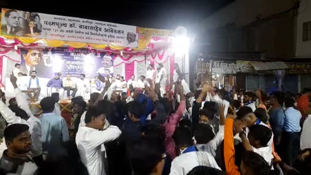 डॉ बाबासाहेब आंबेडकर यांच्या जयंती निमित्त मिरवणुकीचा प्रशासन व सर्व पक्षीयांकडून स्वागत