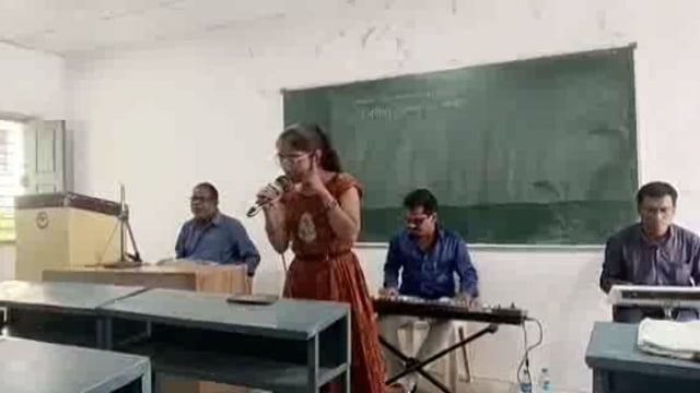 मातृभूमी महाविद्यालयात गीत गायन स्पर्धेचे ऑडीशन शो संपन्न