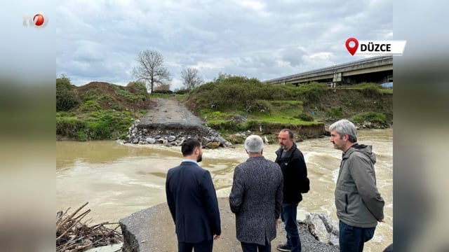 Yıkılan Köprü Yerinde İncelendi