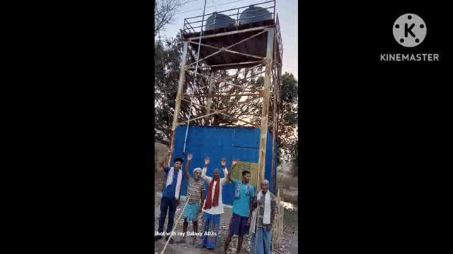 फुल्लीडुमर पंचायत के वार्ड संख्या 6 ग्राम चौडाड़ में बने जल मीनार से लोगों को नहीं मिल रहा पानी