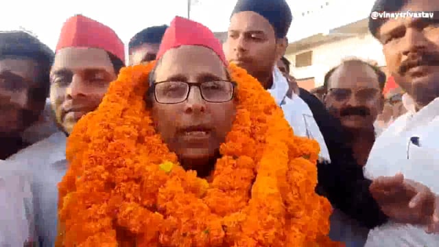 सपा प्रत्याशी अरशद जमाल का कार्यकर्ताओं ने किया भव्य स्वागत