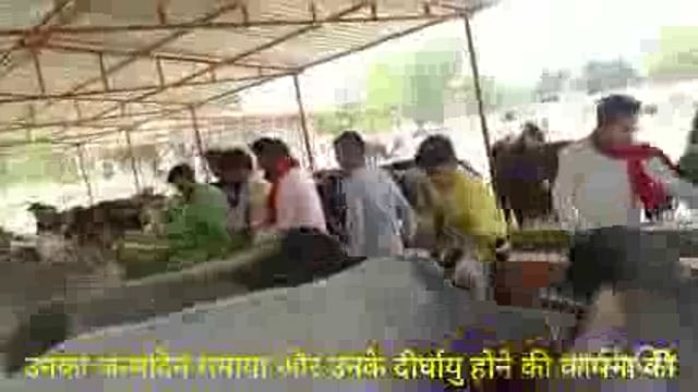 विश्व हिंदू परिषद  /बजरंग दल के कार्यकर्ताओं ने अर्जुनपुर स्थित गौशाले पर पहुंचकर विभाग संयोजक का मनाया जन्मदिन