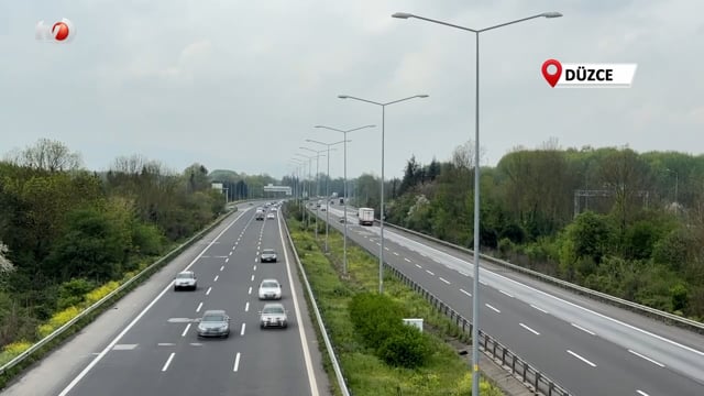 Bayramda Otoyol Boş Kaldı