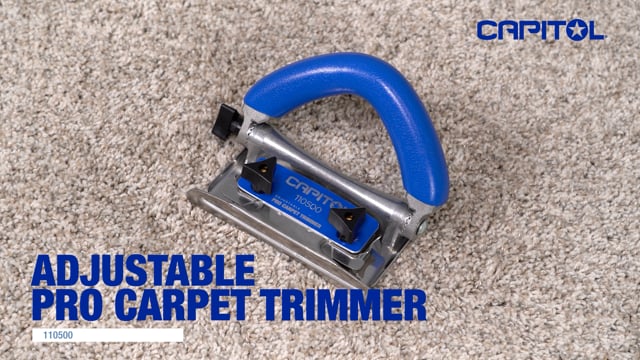 Adjustable Pro Carpet Trimmer  Capitol - Professional Flooring