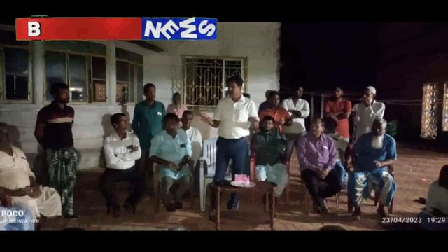 ঋষি বঙ্কিমচন্দ্র গ্রাম পঞ্চায়েতে এদিন আমদেই পশ্চিম বুথে তৃণমূল কংগ্রেসের জনসংযোগ করছেন এগরা বিধায়ক তরুণ কুমার মাইতি ,