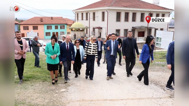 Kültür ve Turizm Bakanı Mehmet Nuri Ersoy’un eşi Pervin Ersoy Düzce'de