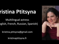 Kristina Ptitsyna - English showreel