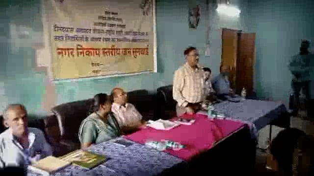 अमरपुर नगर पंचायत कार्यालय में आश्रय स्थल में दिए जाने वाले सुविधाओं को लेकर किया गया सामाजिक अंकेक्षण ।