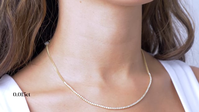 Chelsea Chain Tennis Necklace - Video