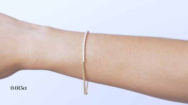 Chelsea Chain Tennis Bracelet - Video