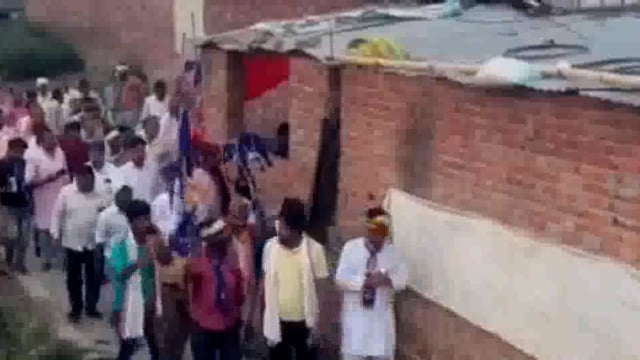 नगर निकाय चुनाव को लेकर किया गया भ्रमण 