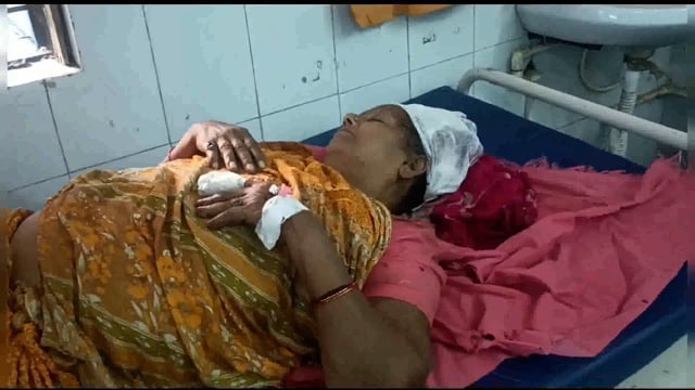 लखीसराय जिले के बसौनी गांव में मारपीट के दौरान वृद्ध दंपत्ति बुरी तरीके से घायल सदर अस्पताल में किया जा रहा  इलाज