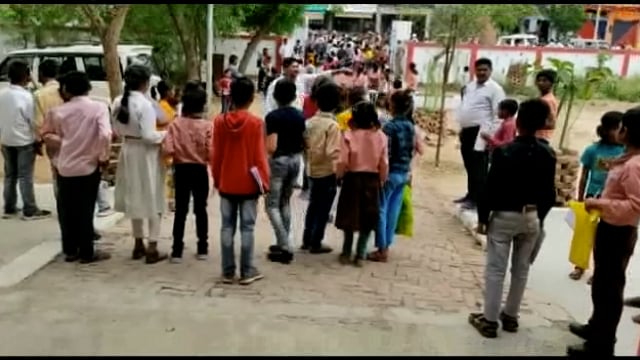 पैलानी के राजकीय इंटर कॉलेज में शन्ति पूर्वक तरीके से संपन्न हुई जवाहर नवोदय प्रवेश परीक्षा