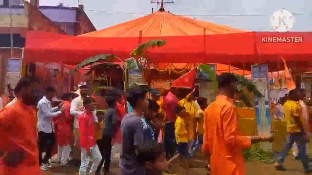 प्राचीन काली मंदिर भितीया में हो रहे श्री श्री 108 श्री राम महायज्ञ में उमड़ी भक्तों की भीड़