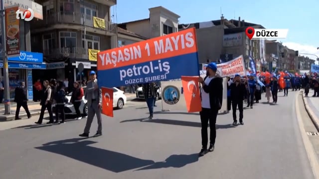 Düzce’de 1 Mayıs Emek ve Dayanışma Günü Coşkuyla Kutlandı