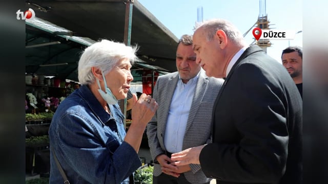 Başkan Özlü Esnaf Ziyaretinde Halkla Buluştu