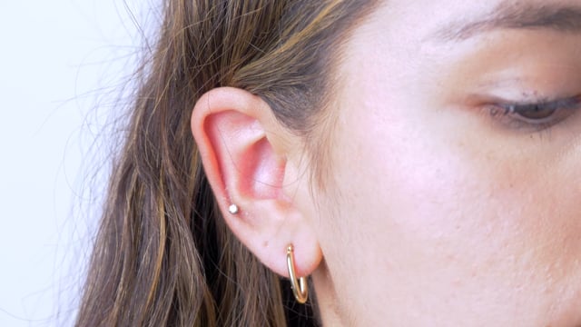 Oval Gold Hoops - Video