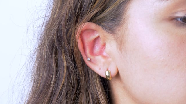 Thick Gold Huggies - Video