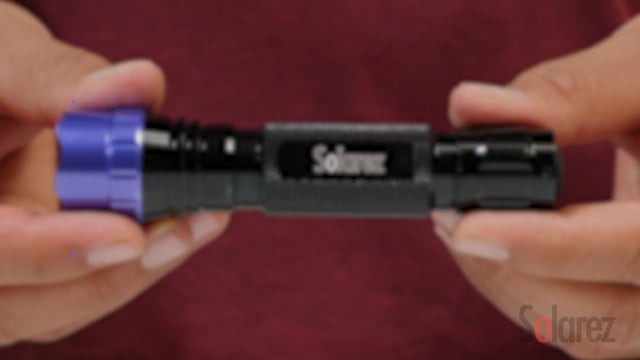 Solarez High Output UVA Light: Rechargeable UV flashlight for rapid curing of UV resins.