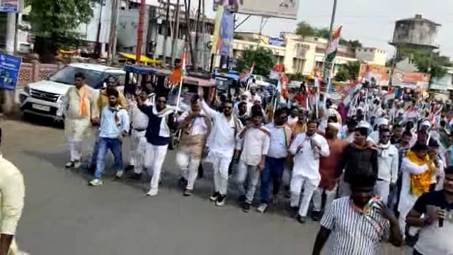 नगर निकाय चुनाव में कांग्रेस के चेयर मैन प्रत्याशी ने मचायी धूम