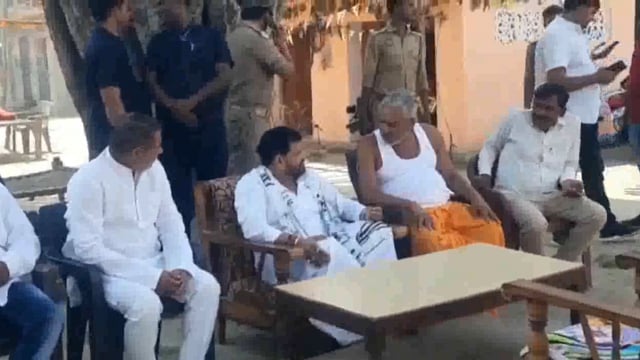 चौखड़िया में आयोजित श्रीमद् देवी भागवत कथा में पहुंची सांसद का लोगों ने किया स्वागत